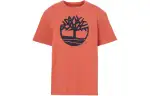 Timberland T Shirt Men's Orange Red
