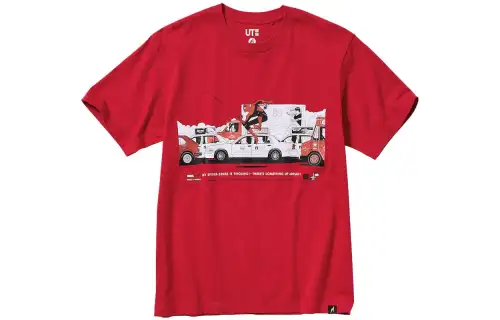 UNIQLO x MANWEI,LIANMINGXILIE T Shirt Unisex Red