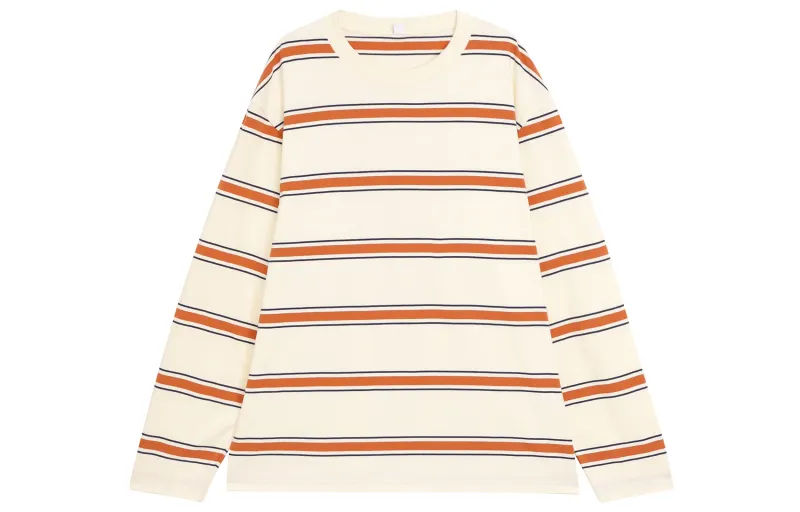 UNIQLO T Shirts Unisex Ivory Crew Neck Moderate Straight Fit