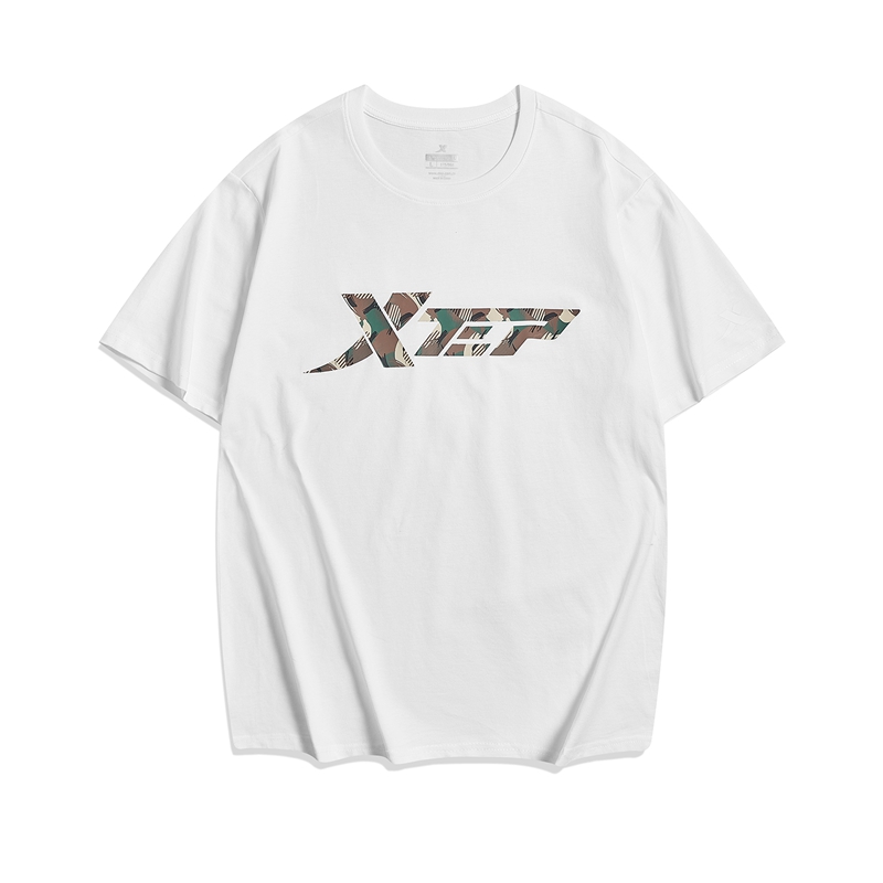 XTEP Comprehensive Training Short Sleeved Running T Shirt Unisex