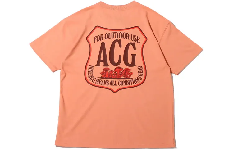Nike ACG Drop Shoulder Sleeve T Shirt Men's Pink