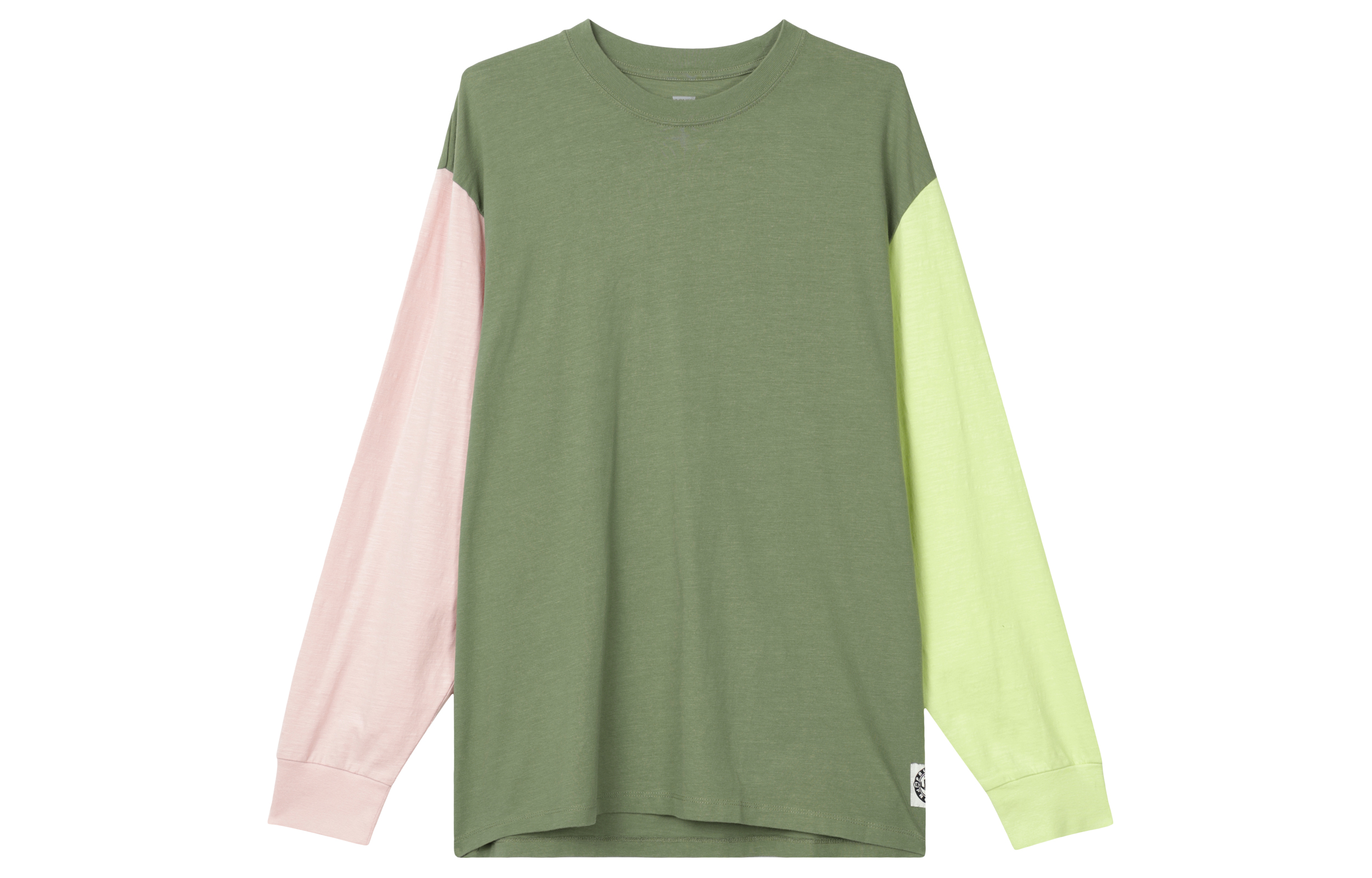 Levis T Shirts Men's Green Crew Neck Moderate Straight Fit