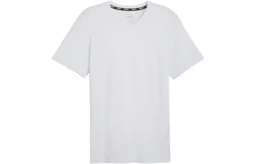 PUMA T Shirts Men's White Crew Neck Moderate Other
