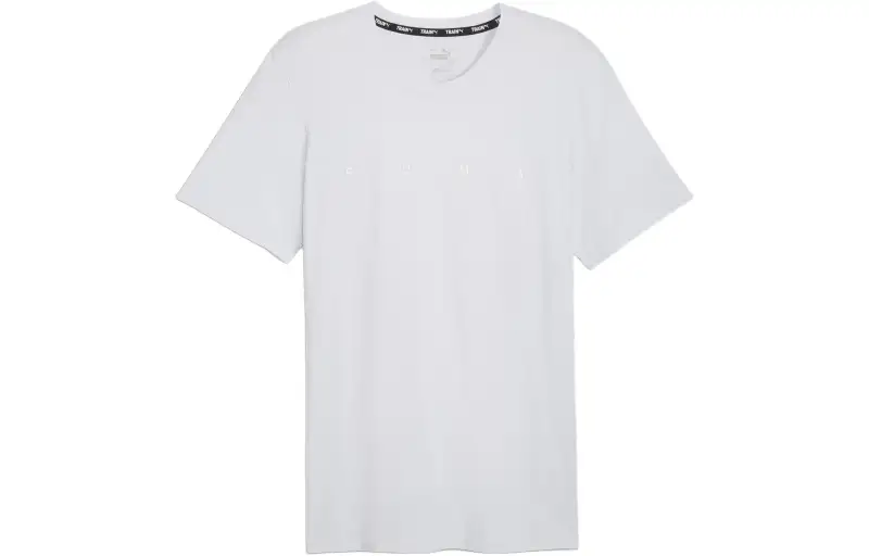 PUMA T Shirts Men's White Crew Neck Moderate Other