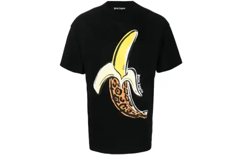PALM ANGELS Leopard Banana Classic T Shirt