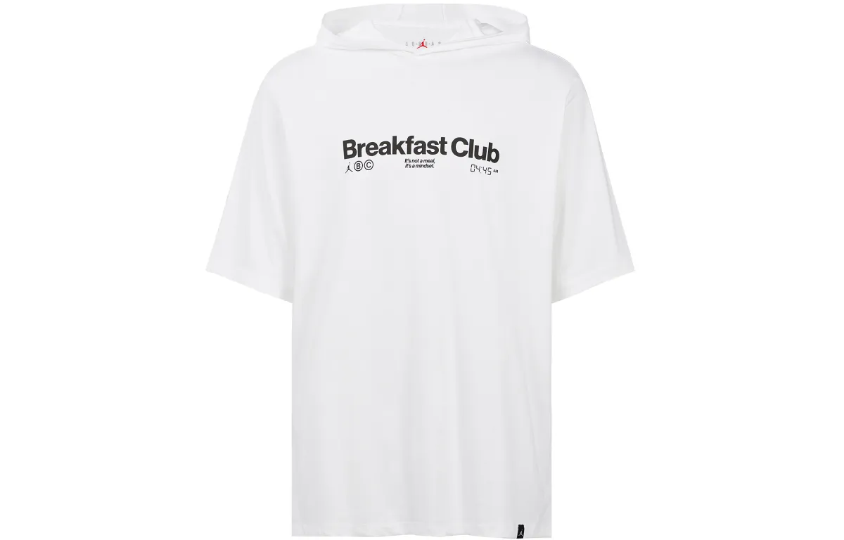 Nike T-Shirts Men's White Hooded (Non-detachable) Moderate