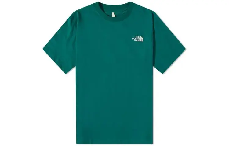 THE NORTH FACE T-Shirts Men's Green Crew Neck Moderate