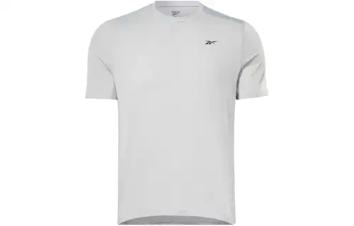 Reebok T Shirts Men's Gray Crew Neck Moderate Straight Fit