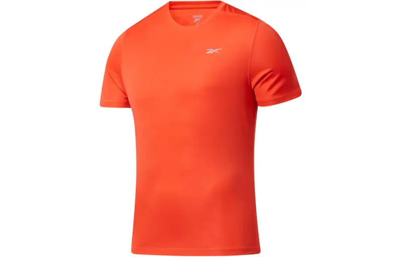 Reebok Re Basic Ss Tee T Shirt Men's Orange