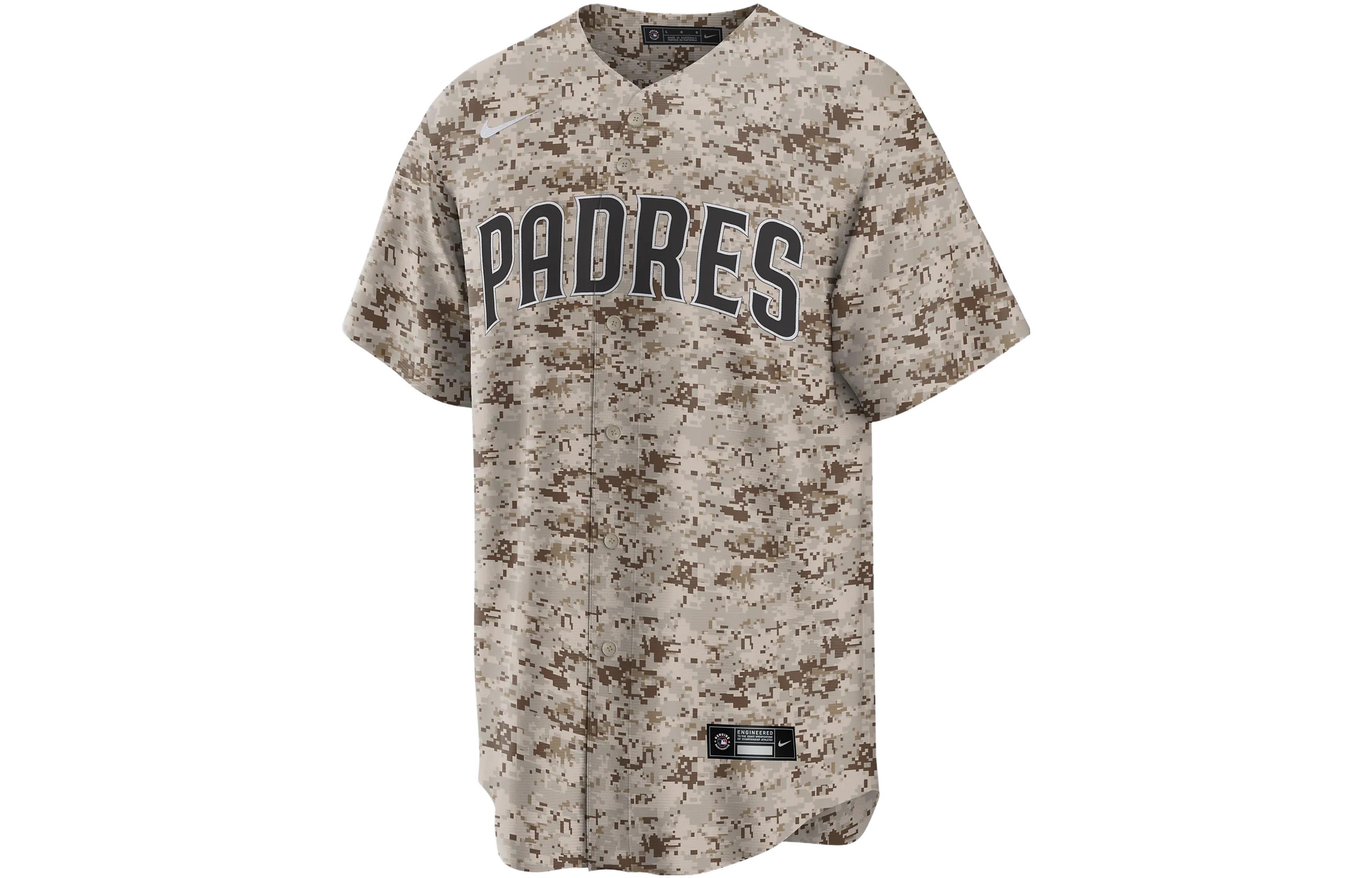 Nike Manny Machado San Diego Padres Usmc Men's Nike Mlb Replica Jersey