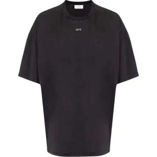 OFF WHITE Caravaggio Painting Print Cotton T Shirt