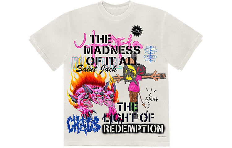 Travis Scott Utopia X St Michael 3A Tee