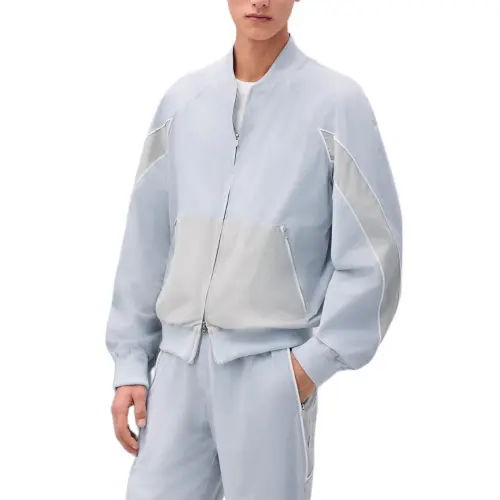 HERMES Jackets & Coats Men's Light Blue