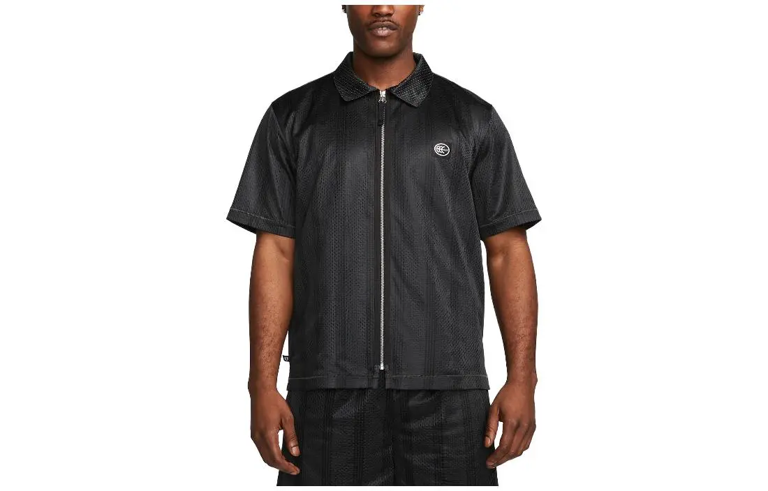 Nike T-Shirts Men's Black Moderate Straight Fit