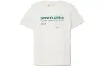 Timberland T Shirts Men's White Crew Neck Moderate Straight Fit