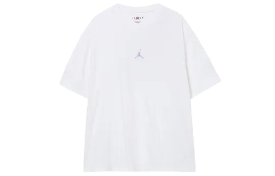 Jordan Next Stop Dongdan Collection T Shirts Men's White Crew Neck Moderate Straight Fit