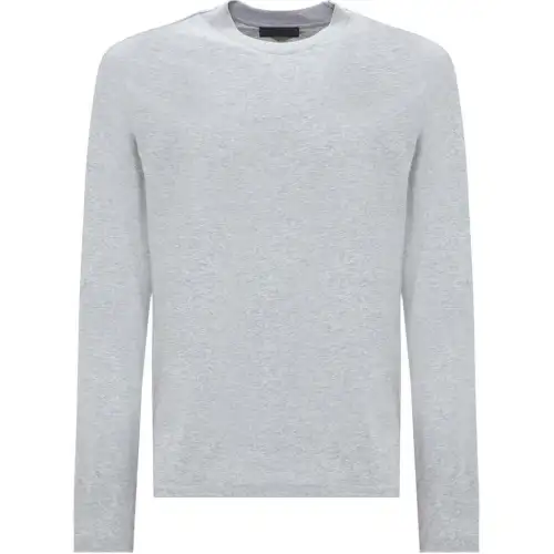 PRADA T Shirts Men's Gray Crew Neck