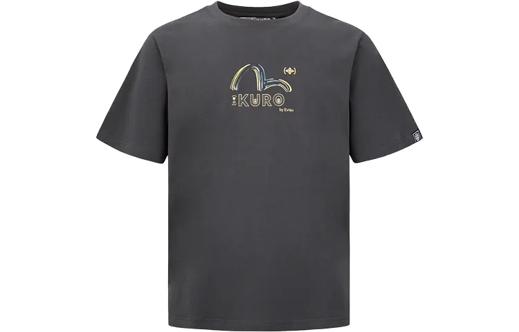 EVISU T Shirts Men's Crew Neck Moderate Straight Fit