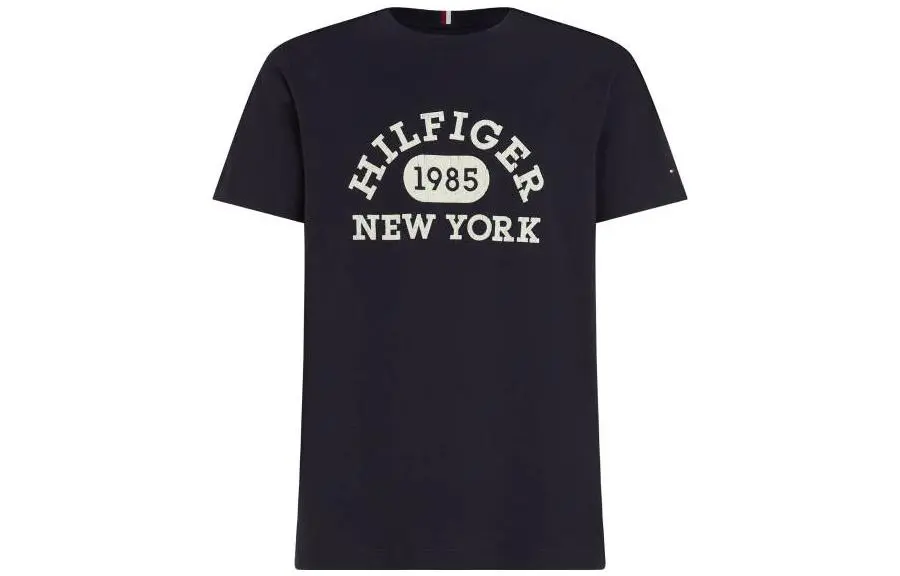 Tommy Hilfiger Logo Printed Crewneck T Shirt