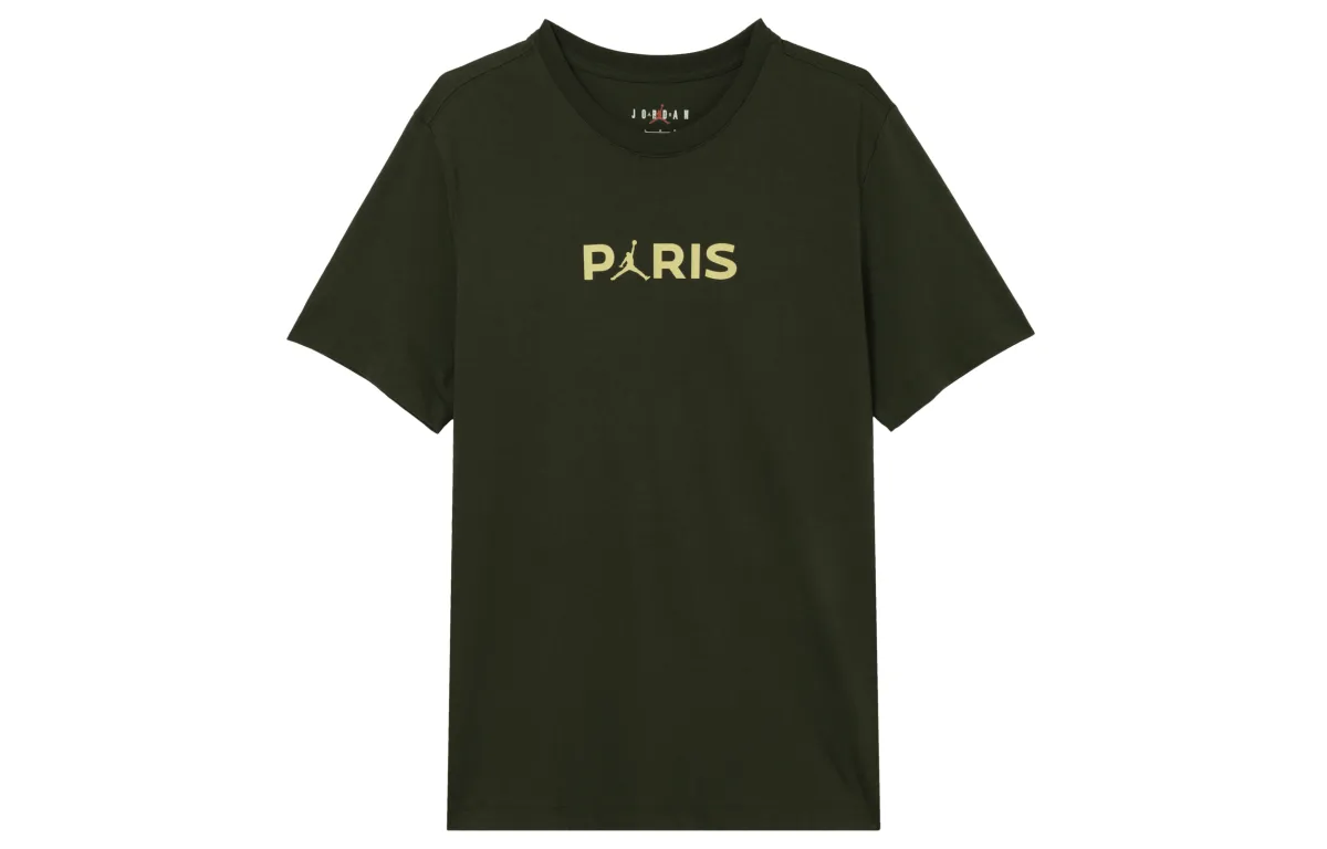 Jordan x PSG SS24 T Shirt Men's Dark Green
