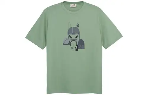 HERMES SS23 T Shirt Men's Green