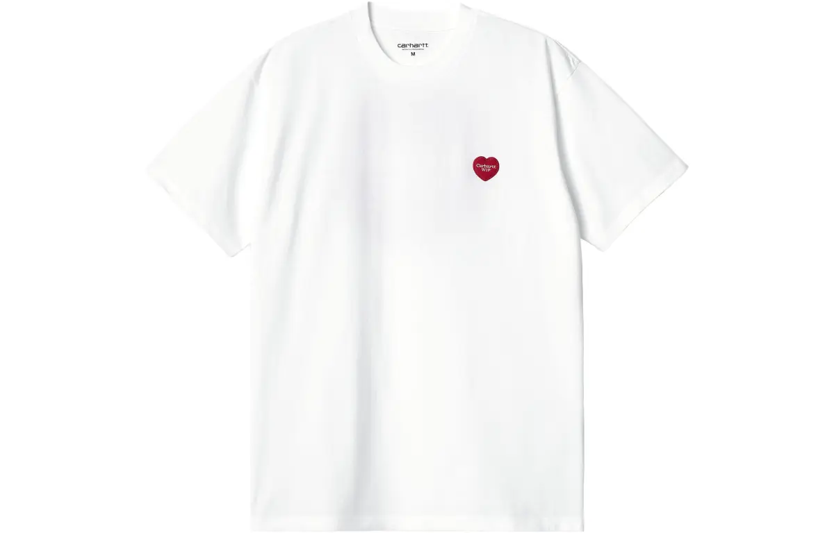Carhartt WIP Carhartt WIP SS23 T-Shirts Men's White Crew Neck Moderate Straight Fit