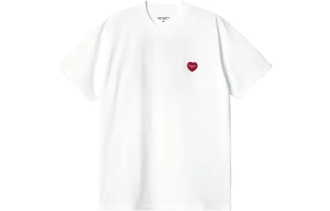 Carhartt WIP Carhartt WIP SS23 T-Shirts Men's White Crew Neck Moderate Straight Fit