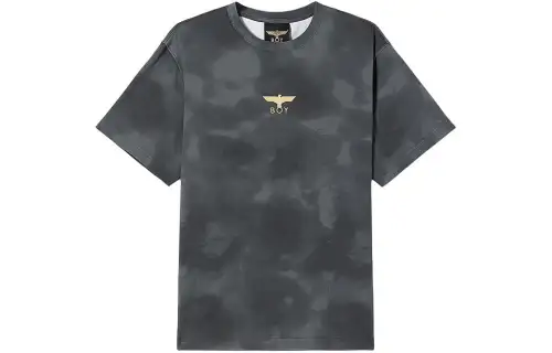 Boy London T Shirts Unisex Gray Crew Neck Moderate