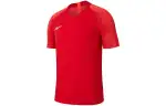 Nike T Shirts Men's Red Crew Neck Moderate Straight Fit