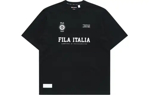 FILA FUSION T Shirt Men's Pitch Black