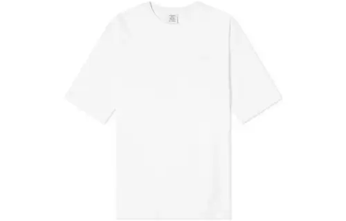Vetements T Shirts Men's White Crew Neck Moderate Straight Fit