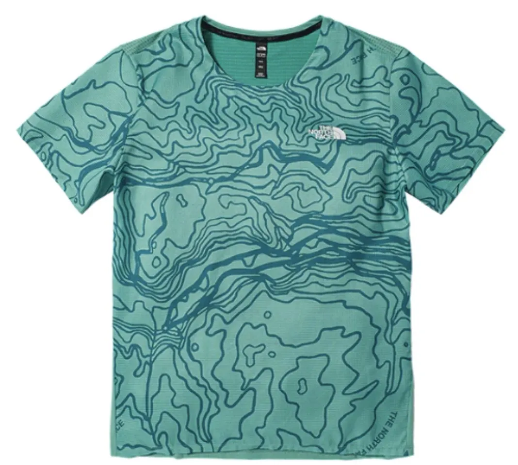 THE NORTH FACE T-Shirts Men's Green Moderate