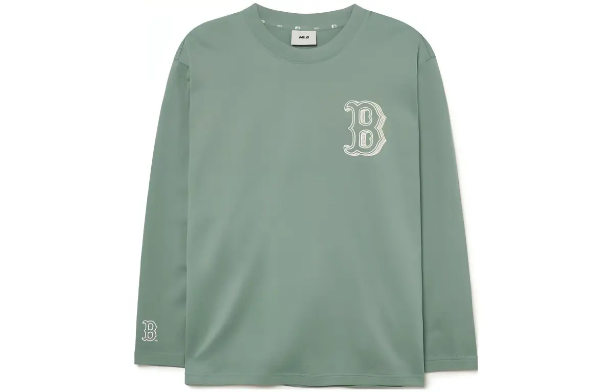 MLB Basic Boston Red Sox T Shirt Unisex Pea Green