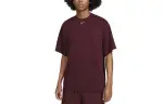 Nike T Shirts Men's Evening Chestnut Crew Neck Moderate Straight Fit
