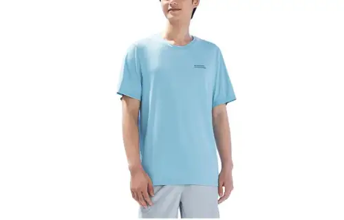 Anta Running Collection Running T Shirt Men's Sky Smoke Blue