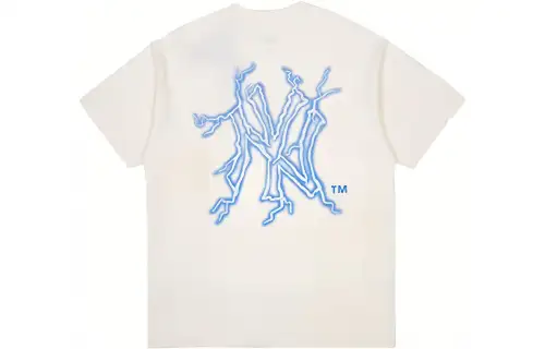 New Era T Shirt Couple, Trendy And Versatile Unisex White