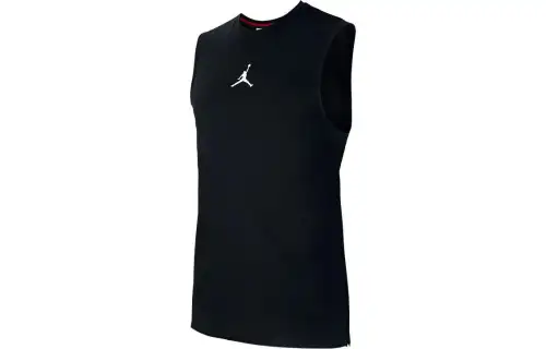 Jordan T Shirts Men's Black Crew Neck Moderate