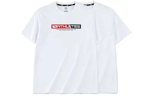 Anta Variety Training Collection T Shirt Men's 2 Pack White