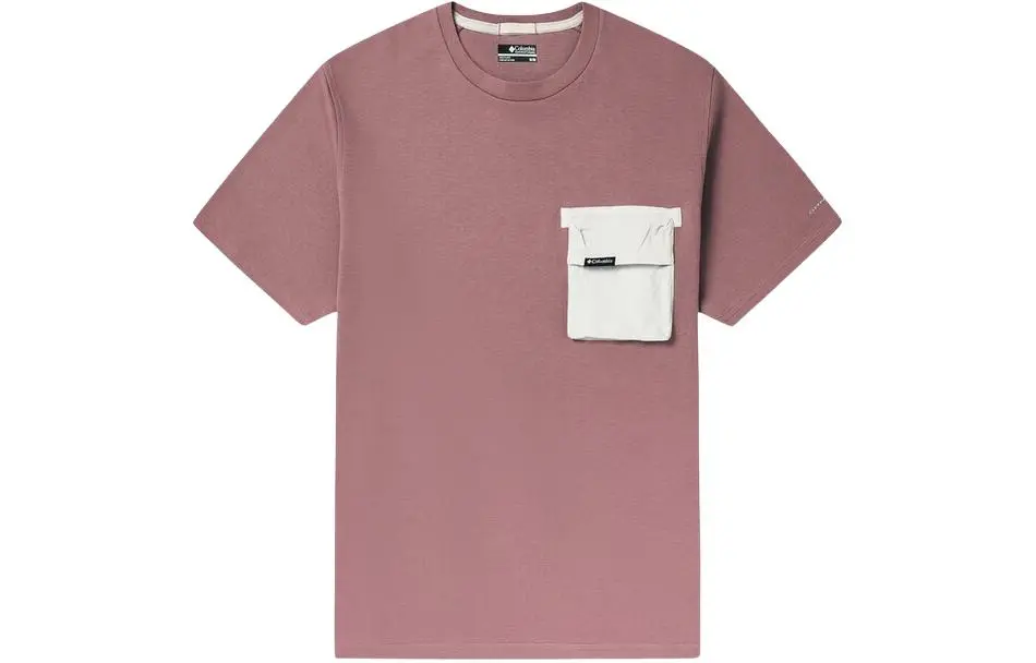 Columbia Transit T Shirt Unisex Gray Pink
