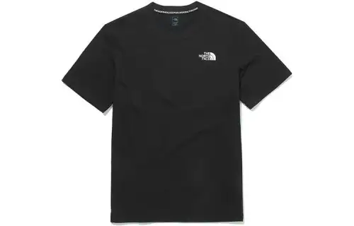 THE NORTH FACE T Shirts Unisex Black Crew Neck Moderate Straight Fit