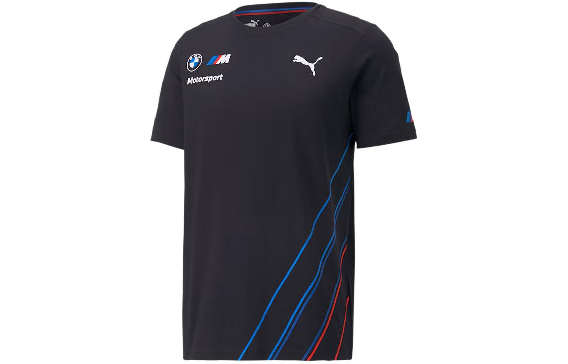 PUMA ESS+ BMW M Motorsport Team Men's Tee T Shirt Men's Black