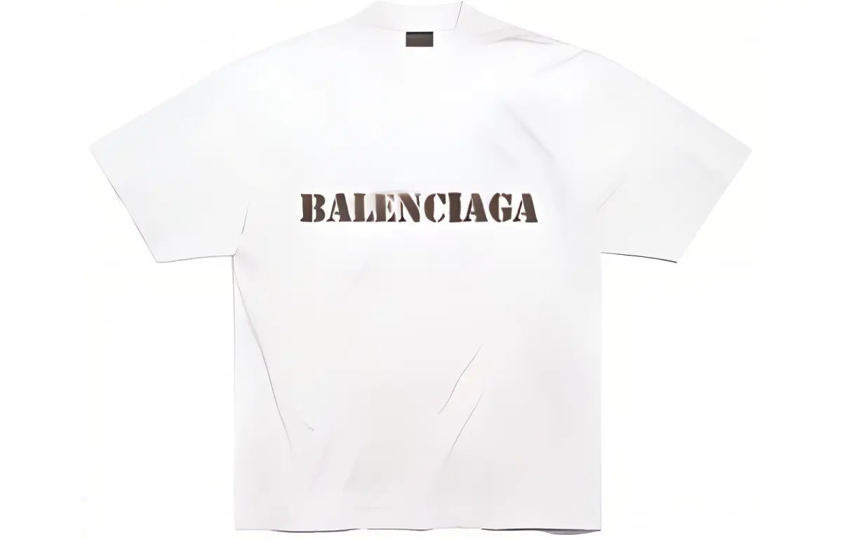 Balenciaga SS24 T Shirt Loose Fit Men's White