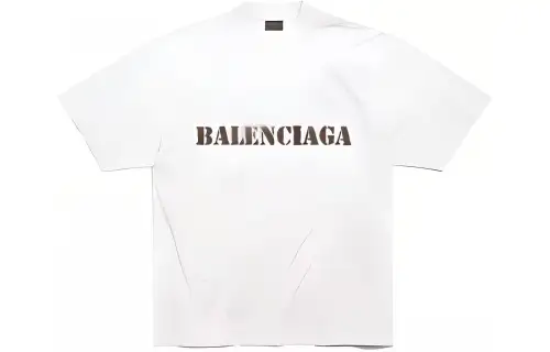 Balenciaga SS24 T Shirt Loose Fit Men's White