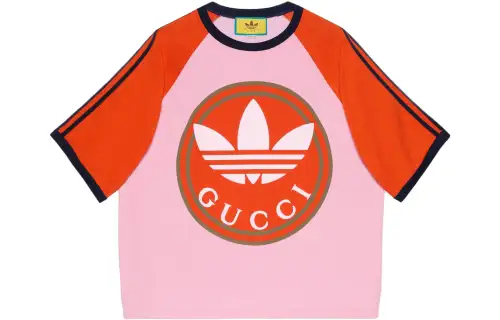 GUCCI X Adidas Color Block T shirt