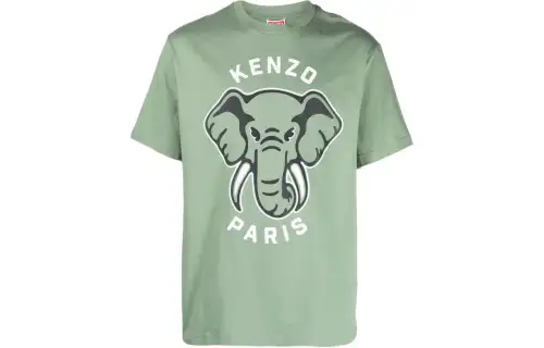 KENZO Logo Printed Crewneck T-Shirt