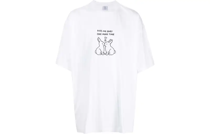 Vetements Kissing Bunnies T Shirt