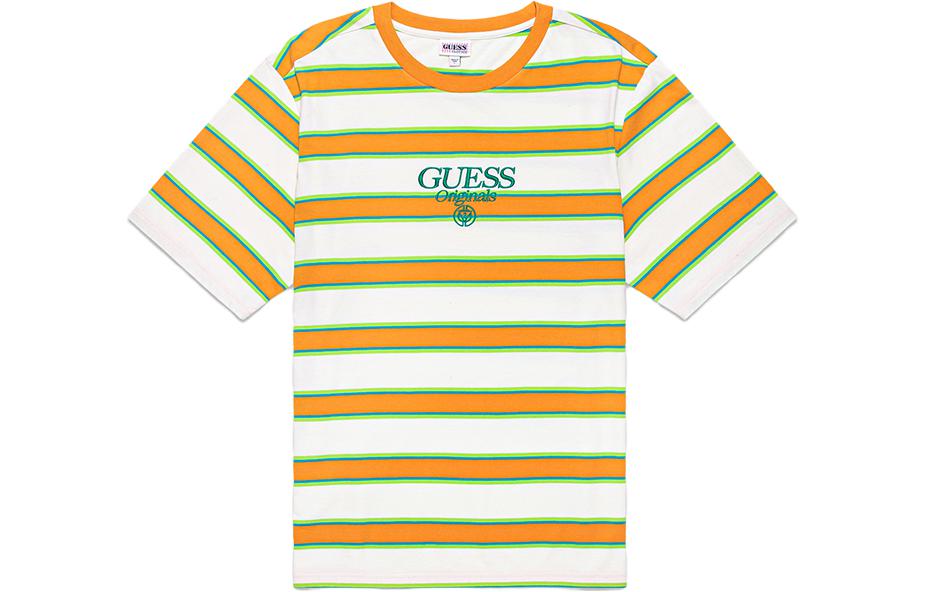 Футболка CLOT x GUESS в полоску (разноцветная)