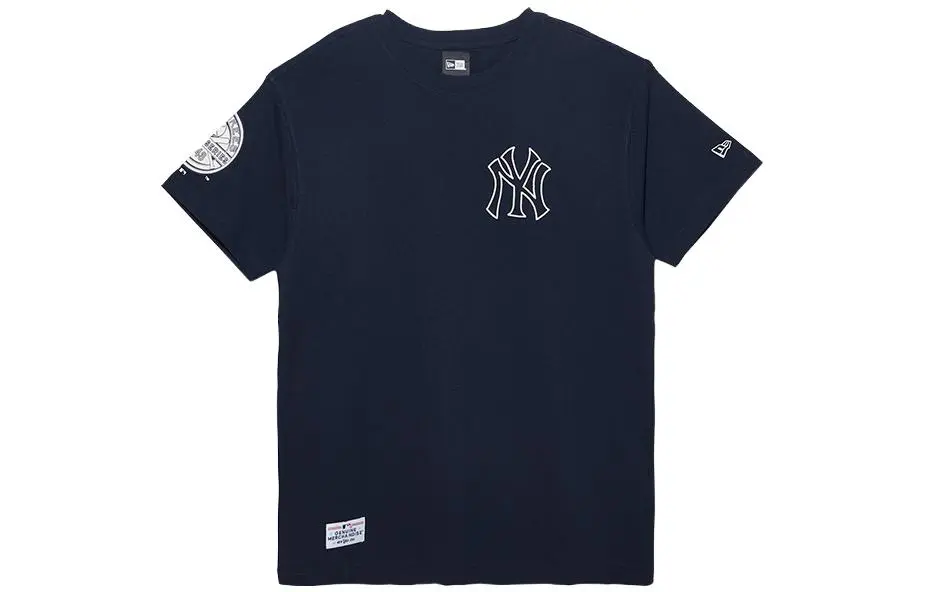 New Era T Shirt Couple, Trendy And Versatile Unisex Blue