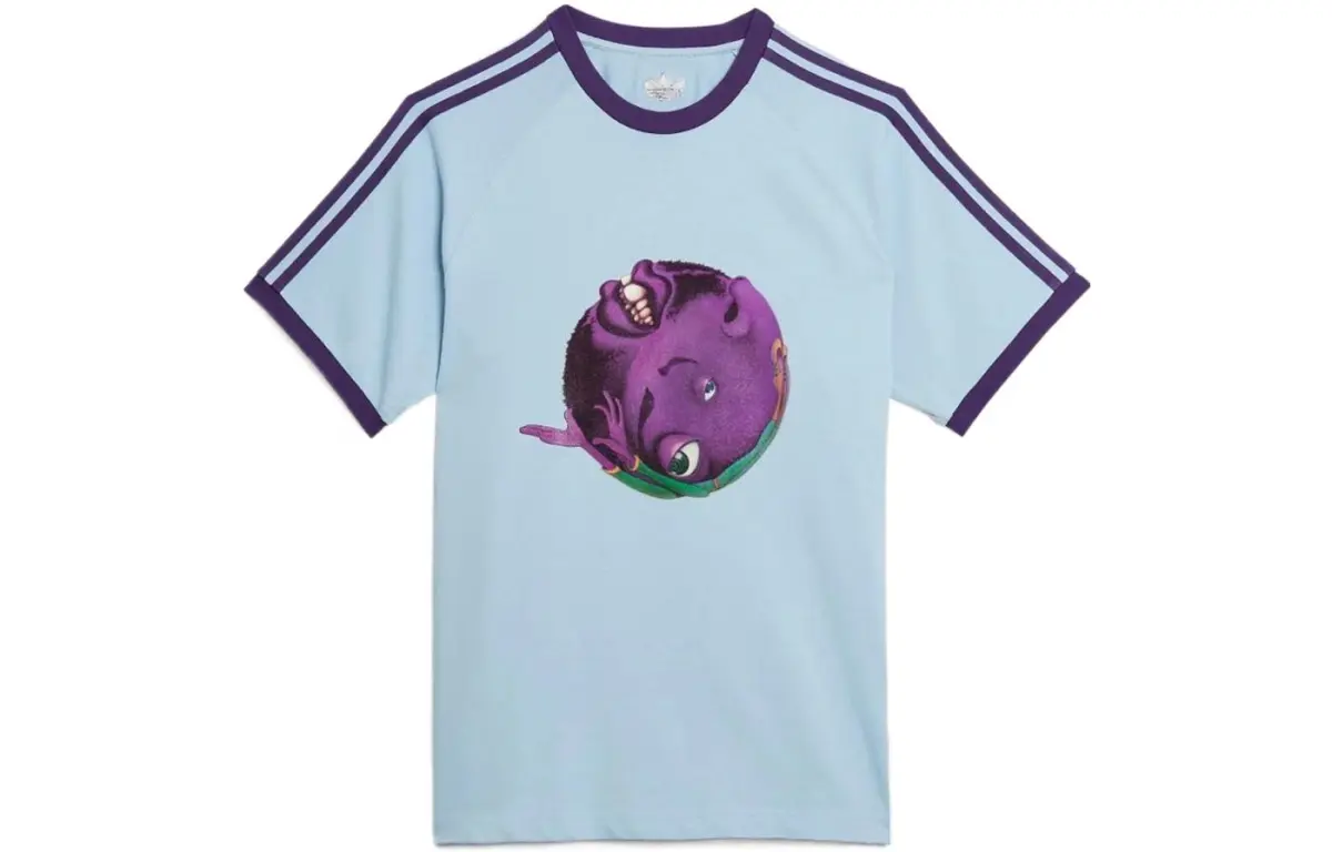 Adidas Originals x Kerwin Frost Kerwin Frost T Shirt Men's Pink Blue