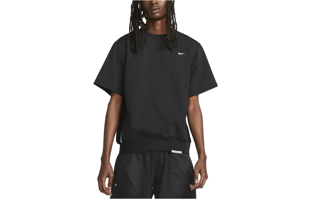 Nike Dri-Fit T-Shirts Men's Black Crew Neck Moderate